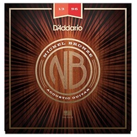 D'Addario Nickel Bronze Acoustic Guitar Strings Medium 13 - 56 - NB1356