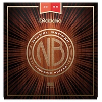 D'Addario Nickel Bronze Acoustic Guitar Strings Medium 13 - 56 - NB1356