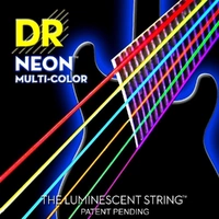 DR Strings NMCE-9 K3 Neon Multi-Color Coated Lite Electric Guitar Strings (9-42)