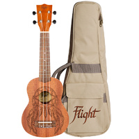 Flight NUS350 Dreamcatcher Soprano Ukulele with Padded gig Bag