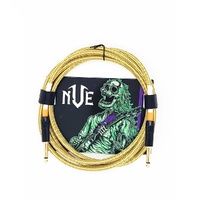 NVE Guitar Instrument Cable gold plated Plugs 10ft - 3m Straight to Straight - Gold