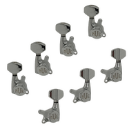 NVE Guitars Locking Tuners 7 String 4 + 3 - Chrome - Set of 7