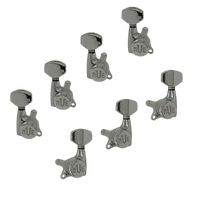NVE Guitars Locking Tuners 7 String 4 + 3 - Chrome - Set of 7