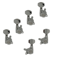 NVE Guitars Locking Tuners For Ernie Ball 4 + 2 - Chrome - Set of 6