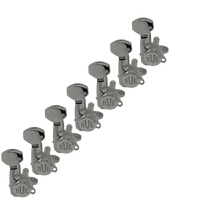 NVE Guitars Locking Tuners  7 in Line - Chrome - set of 7 Machine Heads