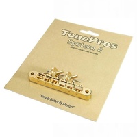 TonePros NVR2P-G AVR2 Nashville Post Tuneomatic Gold Notched Saddles