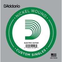 5 x D'Addario NW019 Single Nickel Wound .019 Electric Guitar String Custom Gauge