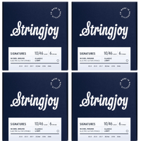 Stringjoy Signatures Classic Light (10-46) 4 Sets  Electric Guitar Strings