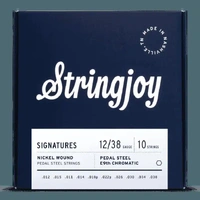 Stringjoy Signatures | Pedal Steel E9th (12-38) Nickel Wound Pedal Steel Strings
