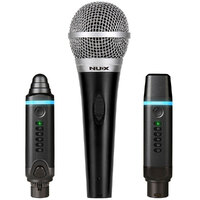 NU-X B3 Plus Wireless Snap-on Microphone System Snap-on & Go Wireless!