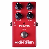 NU-X Analog Series HG-6 Modern High-Gain Guitar Effects Pedal
