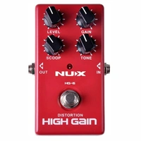 NU-X Analog Series HG-6 Modern High-Gain Guitar Effects Pedal