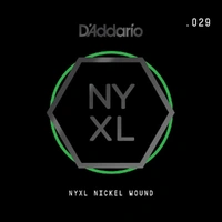 D'Addario NYNW029 NYXL Nickel Wound Electric Guitar Single String, .029