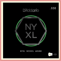 D'Addario NYXL Nickel Wound Electric Guitar Single String, .030