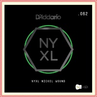 D'Addario NYXL Nickel Wound Electric Guitar Single String, .062