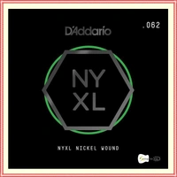 D'Addario NYXL Nickel Wound Electric Guitar Single String, .062