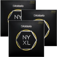 3 sets D'Addario NYXL Nickel Wound Hybrid Light Gauge Guitar Strings  9 - 46
