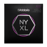 D'Addario NYXL09564SB, Nickel Wound, Strandberg 7-String, Super Light Plus, 095-64