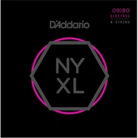 D'Addario NYXL0980 8-String Super Light NYXL Electric Guitar Strings 09 - 80