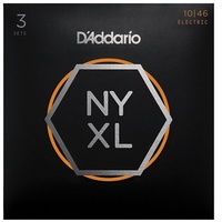  3 sets D'Addario NYXL1046 Regular  Electric Guitar Strings 10 - 46 NYXL1046-3P 