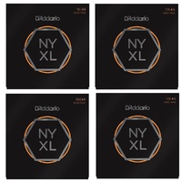 D'Addario 4 SETS NYXL Nickel Wound Regular  Electric Guitar Strings 10 - 46