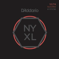 D'Addario NYXL1074 8-String LT/Heavy Bottom  Electric Guitar Strings 