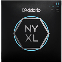 D'Addario NYXL1138PS Nickel Wound E9 Pedal Steel Guitar Strings, Regular Light, 11-38