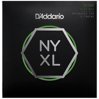 D'Addario NYXL1156  Nickel Wound Electric Guitar Strings, , 11 - 56 