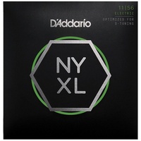 D'Addario NYXL1156  Nickel Wound Electric Guitar Strings, , 11 - 56 