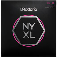 D'Addario NYXL45100 Nickel Wound Bass Guitar Strings, Regular Light, 45 - 100