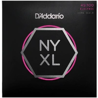 D'Addario NYXL45100 Nickel Wound Bass Guitar Strings, Regular Light, 45 - 100