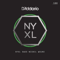 D'Addario NYXLB100TSL, NYXL Nickel Wound Bass Guitar Single String, Super Long Scale, .100, Tapered