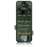 One Control Hooker`s Green Bass machine Bass Preamp Guitar Effects pedal