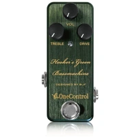 One Control Hooker`s Green Bass machine Bass Preamp Guitar Effects pedal