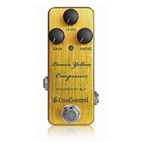 One Control Lemon Yellow Compressor Effects Pedal