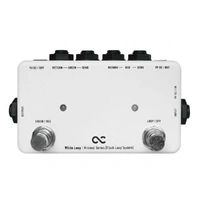 One Control Minimal Series White Loop Two Loop Line Selector Switching Pedal 