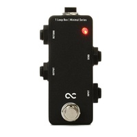 One Control 1 Loop Box Minimal Series Passive Switchable Effects Loop Pedal