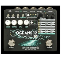 Electro-Harmonix Oceans 12 Dual Stereo Reverb Guitar Effects Pedal