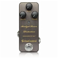 One Control BJF Series Anodized Brown Distortion Guitar Effects Pedal