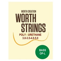 Worth Ukulele Strings for Bass Ukulele Light Gauge OP-L, Full Set Bass Uke Set
