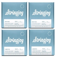 Stringjoy Orbiters | Balanced (9-42) Coated  Electric Guitar Strings 4 Sets