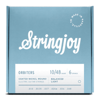 Stringjoy Orbiters | (10-48) Coated Nickel Wound Electric Guitar Strings