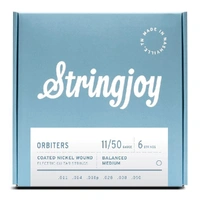 Stringjoy Orbiters - 11-50 Coated Nickel Wound Electric Guitar Strings