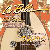 La Bella OU80A Arabic Tuning Oud Strings 12 String Set High f included