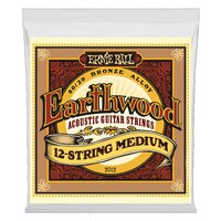 Ernie Ball Earthwood Med 12-String 80/20 Acoustic Guitar String, 11-28 Gauge