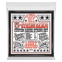 Ernie Ball Light 5-String Loop End Stainless Steel Banjo Guitar Strings