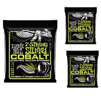 Ernie Ball 2728 Regular Slinky Cobalt 7-String Electric Guitar Strings 3 SETS