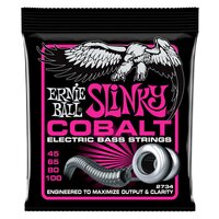 Ernie Ball Super Slinky Cobalt Electric Bass Strings - 45-100 Gauge