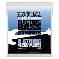 Ernie Ball Flatwound 5-string Electric Bass String - 45-130 Gauge