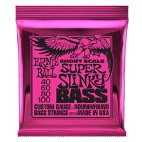 Ernie Ball Super Slinky Nickel Wound Short Scale Bass Strings - 45-100 Gauge
